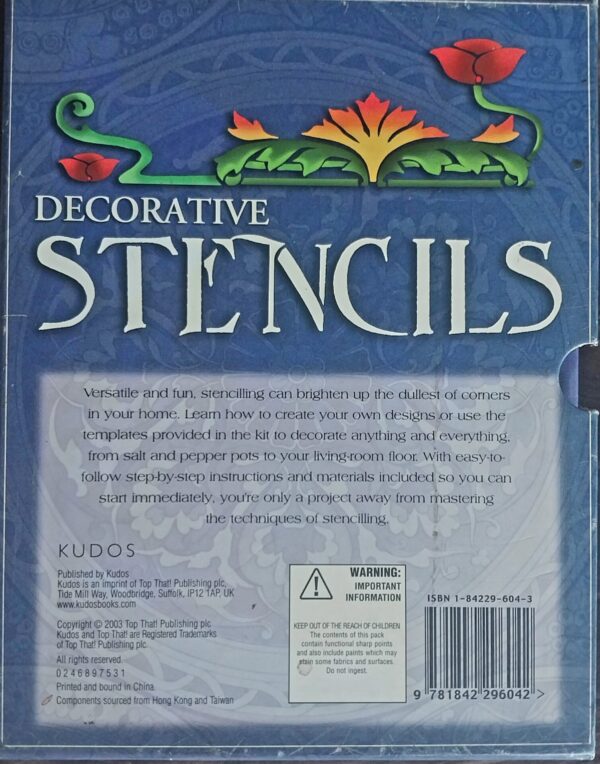 Decorative Stencils – Kudos secondhand book