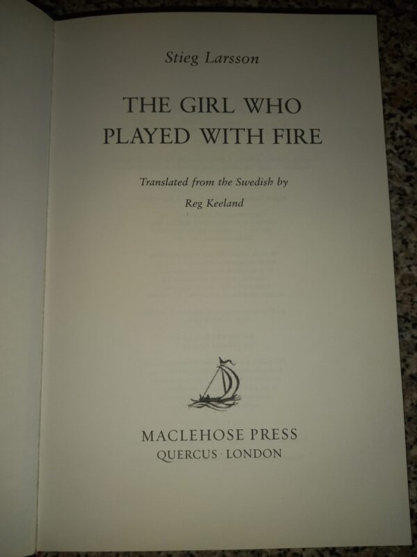 The Girl Who Played With Fire – Stieg Larsson secondhand book