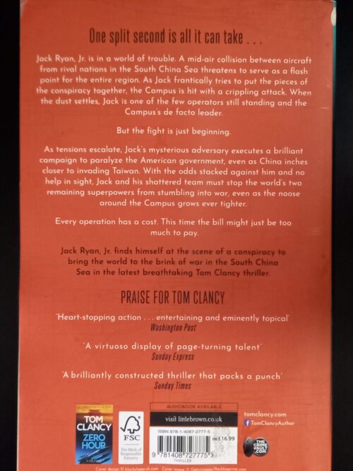 Flash Point – Don Bentley, Tom Clancy secondhand book