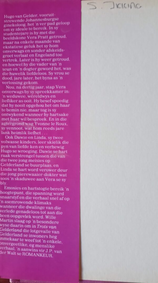 Trots van Gelderland – Wille Martin secondhand book