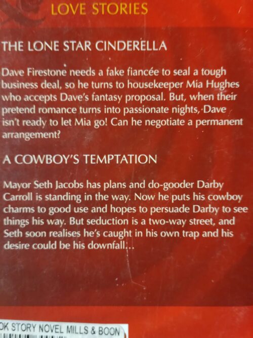 The Lone Star Cinderella | A Cowboy’s Temptation – Child, Dunlop secondhand book