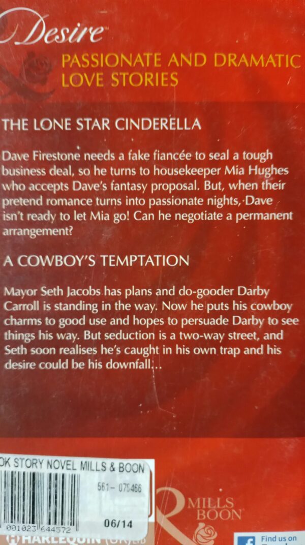 The Lone Star Cinderella | A Cowboy’s Temptation – Child, Dunlop secondhand book