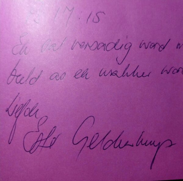 Ontdek Wie Jy Werklik Is – Esté Geldenhuys secondhand book