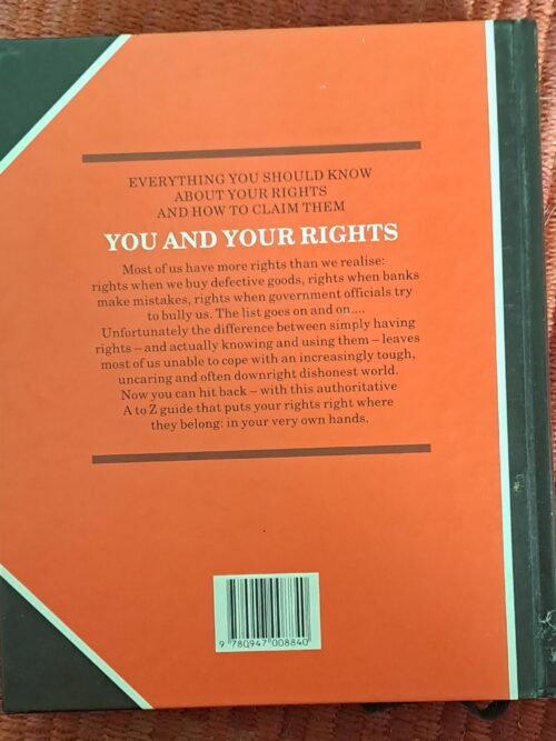 You And Your Rights – Reader’s Digest secondhand book