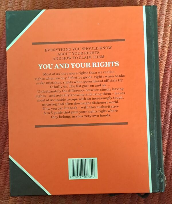 You And Your Rights – Reader’s Digest secondhand book