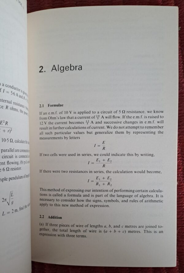 20260222_092445 Mathematics For Electrical And Telecommunications Technicians – J. L. Smithson secondhand book