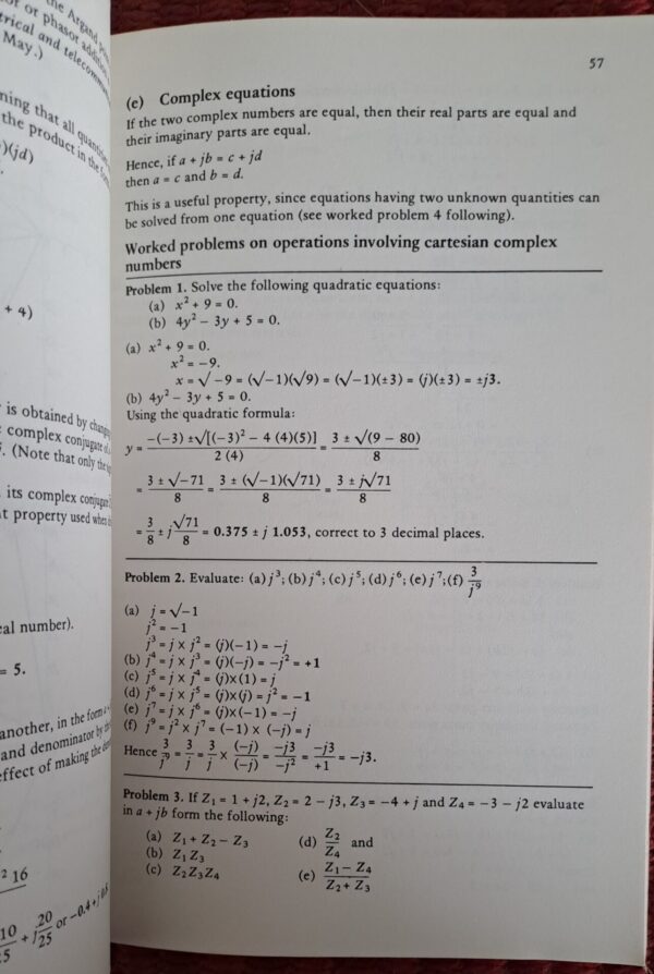 Mathematics For Electrical Technicians: Level 3 – J. O. Bird, A. J. C. May secondhand book