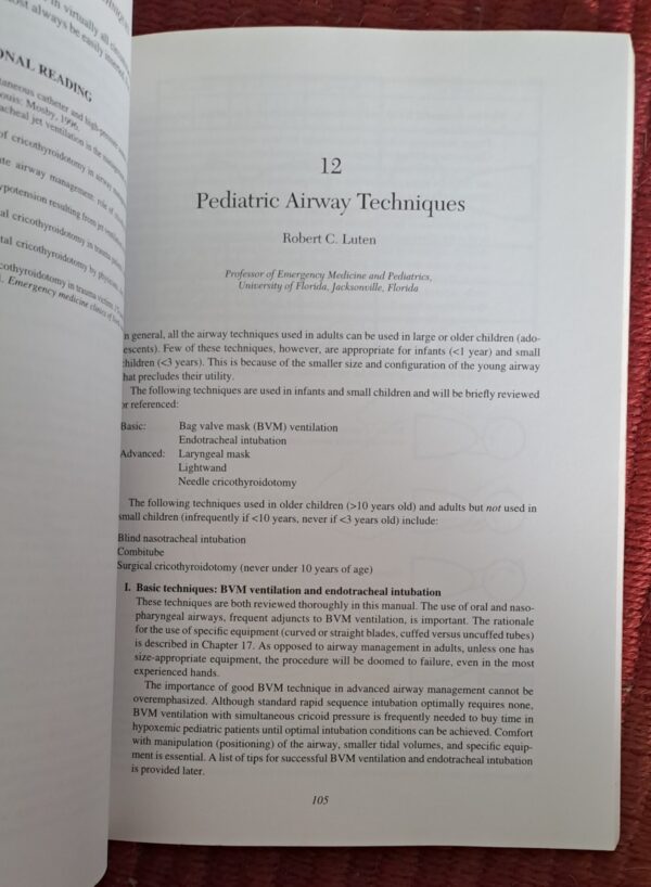 Manual Of Emergency Airway Management – Ron M. Walls secondhand book