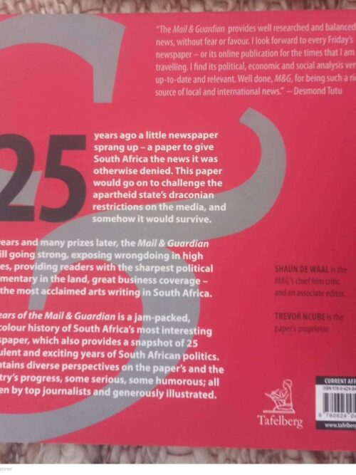 25 Years Of The Mail & Guardian — Shaun De Waal secondhand book