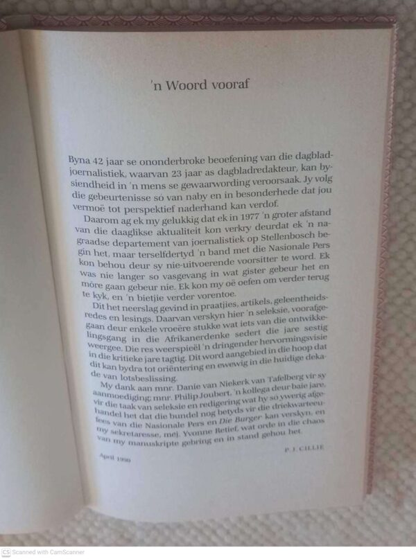 Baanbrekers Vir Vryheid – P.J. Cillié secondhand book