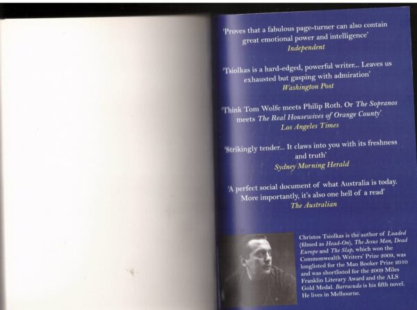 Barracuda — Christos Tsiolkas secondhand book