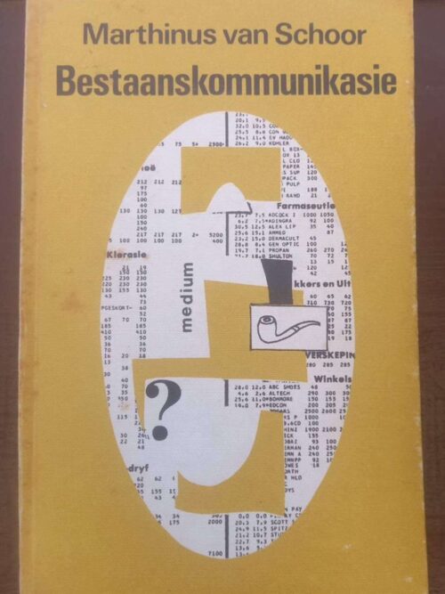 Bestaanskommunikasie — Marthinus Van Schoor secondhand book