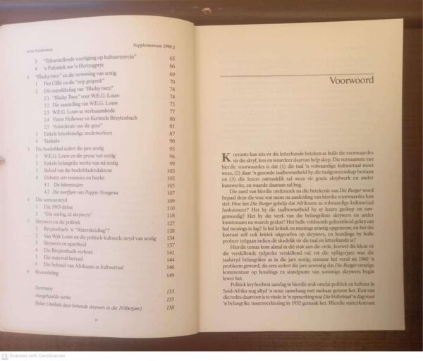 Betekenis van Die Burger vir die Afrikaanse letterkunde5 Die Betekenis Van “Die Burger” Vir Die Afrikaanse Letterkunde — J. C. Steyn secondhand book