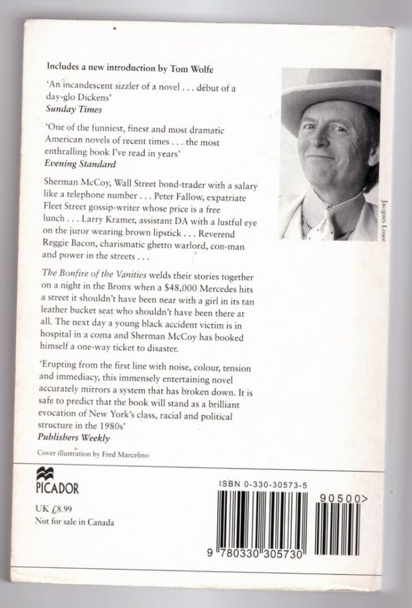 Bonfire of the Vanities2 The Bonfire Of The Vanities – Tom Wolfe secondhand book