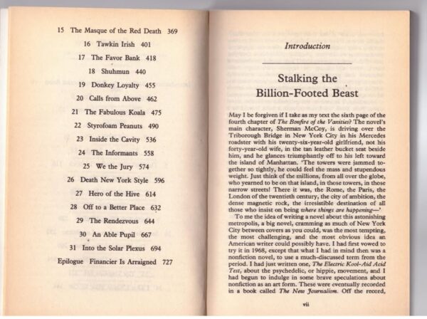 Bonfire of the Vanities5 The Bonfire Of The Vanities – Tom Wolfe secondhand book