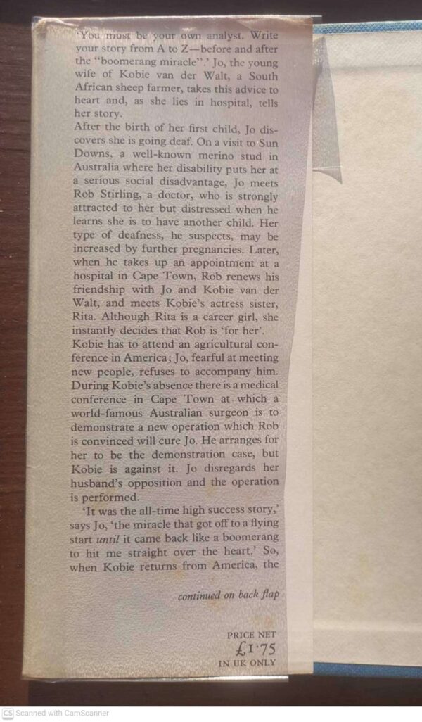 Boomerang3 Boomerang — Joy Packer secondhand book