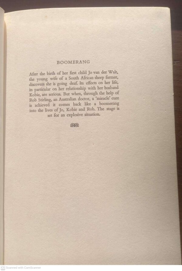 Boomerang5 Boomerang — Joy Packer secondhand book