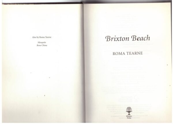 Brixton Beach — Roma Tearne secondhand book