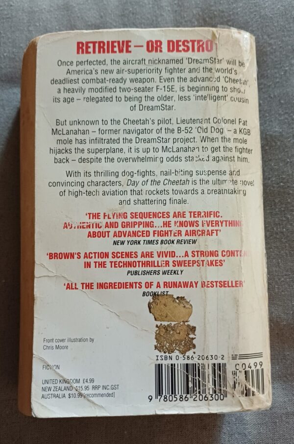 Day Of The Cheetah – Dale Brown secondhand book