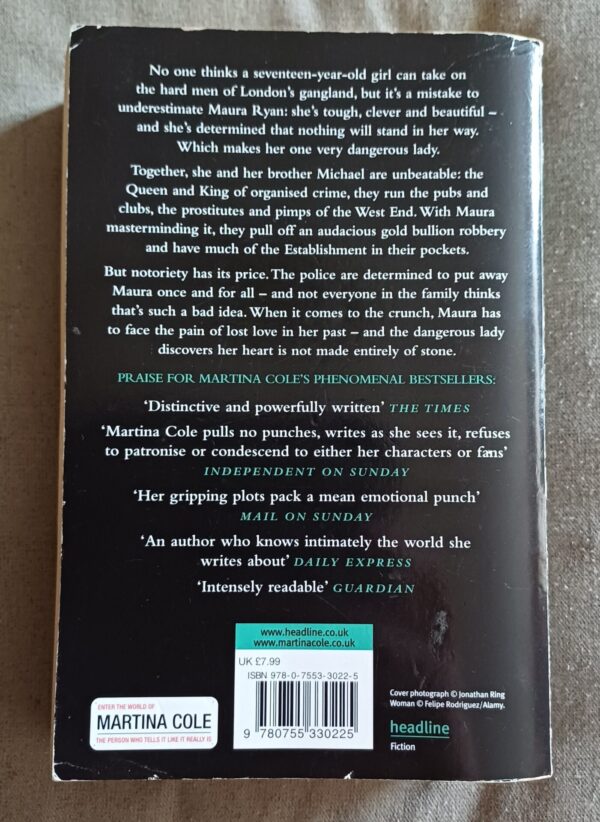 Dangerous Lady_Back Dangerous Lady – Martina Cole secondhand book