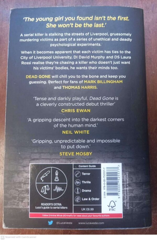 Dead Gone — Luca Veste secondhand book