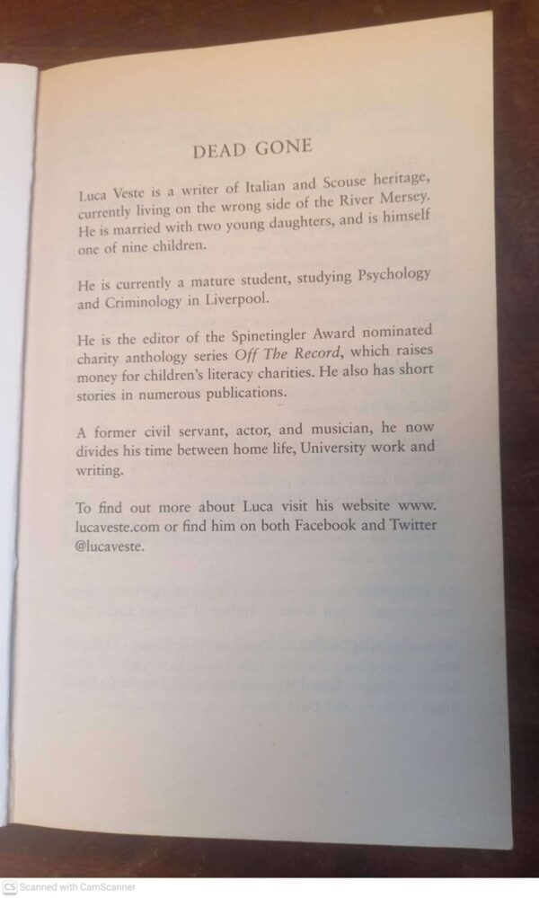 Dead Gone — Luca Veste secondhand book