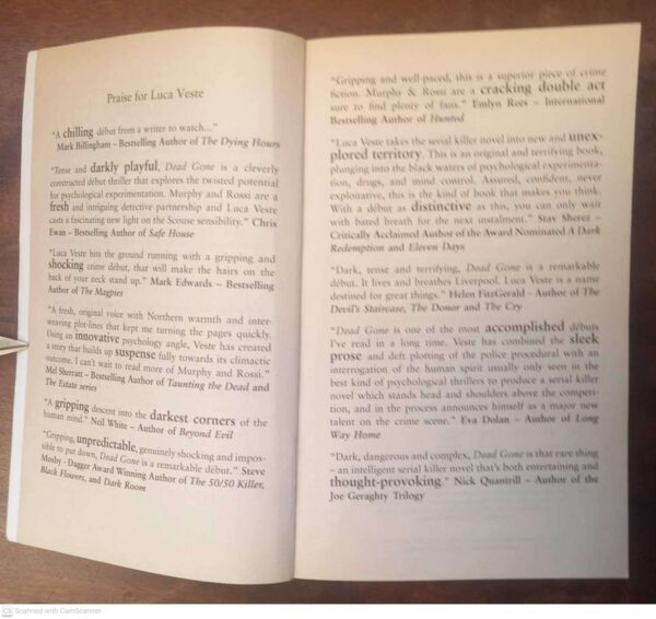 Dead Gone — Luca Veste secondhand book