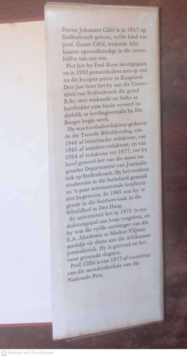 Eet Jou Rape Eerste — P. J. Cillié secondhand book