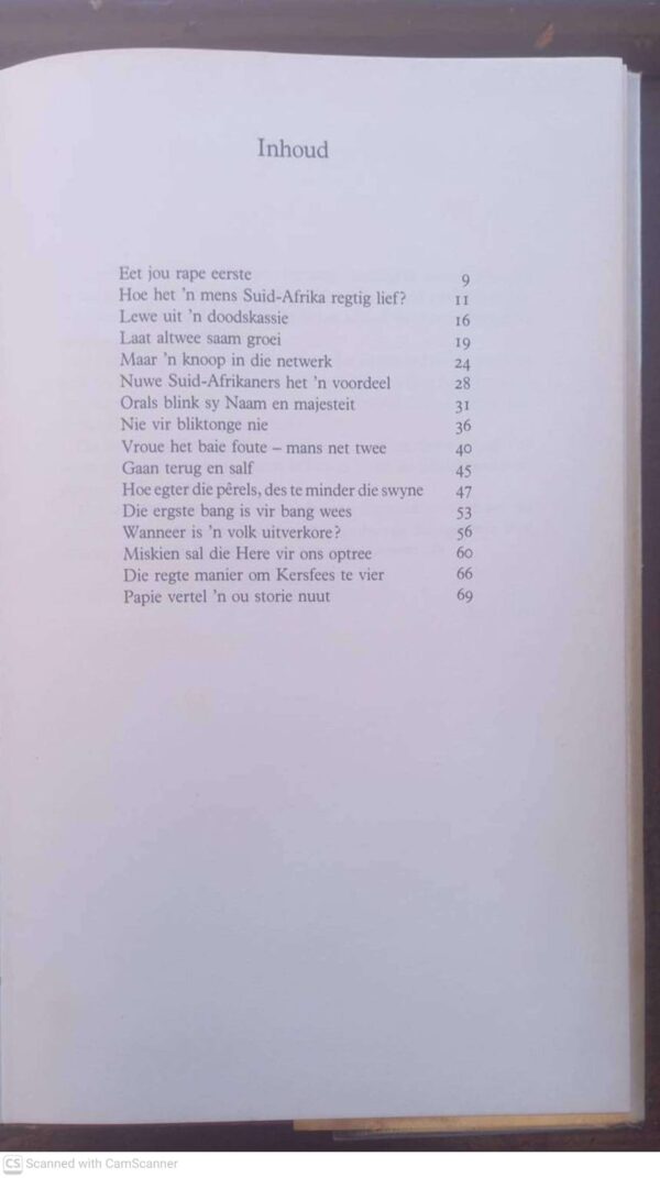 Eet Jou Rape Eerste — P. J. Cillié secondhand book