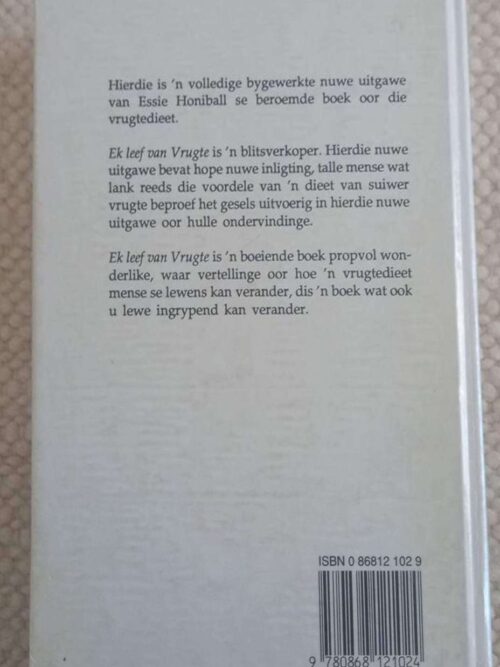 Ek Leef Van Vrugte — Essie Honiball secondhand book