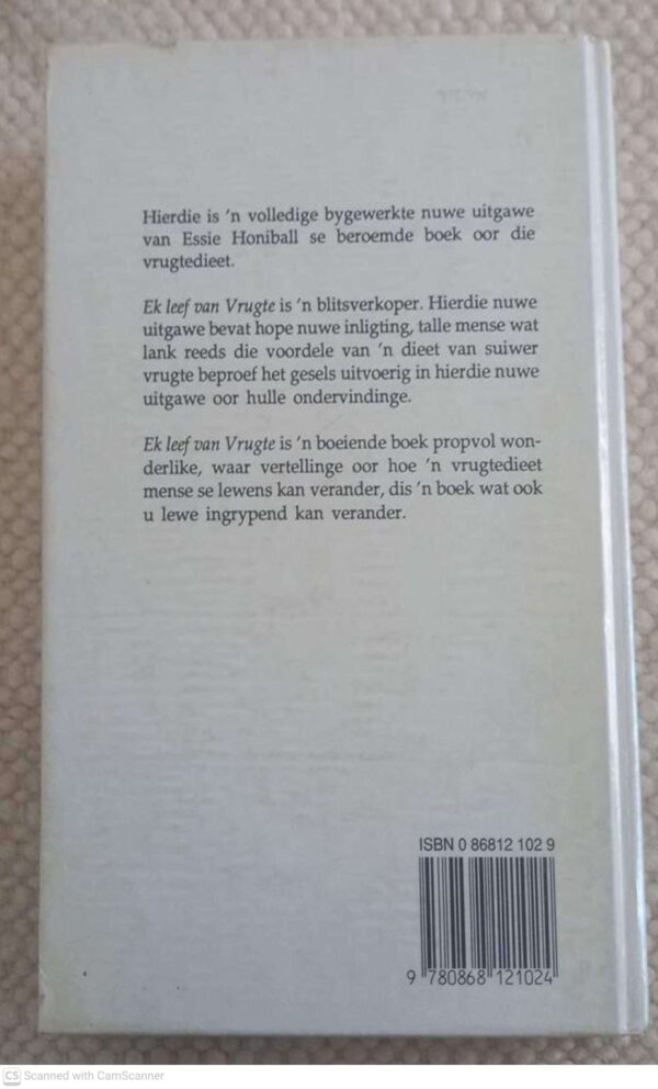 Ek Leef Van Vrugte — Essie Honiball secondhand book