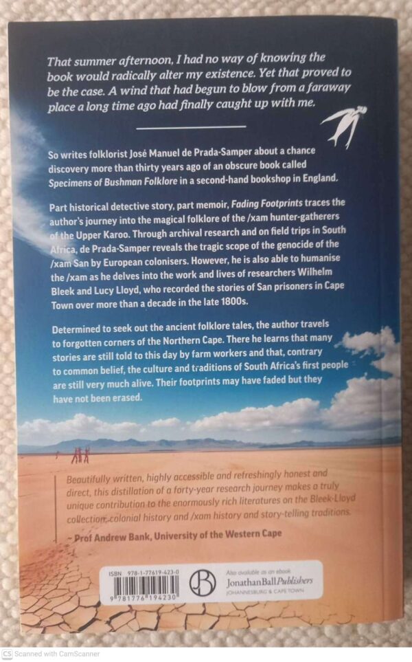 Fading Footprints — Jose Manuel De Prada-Samper secondhand book