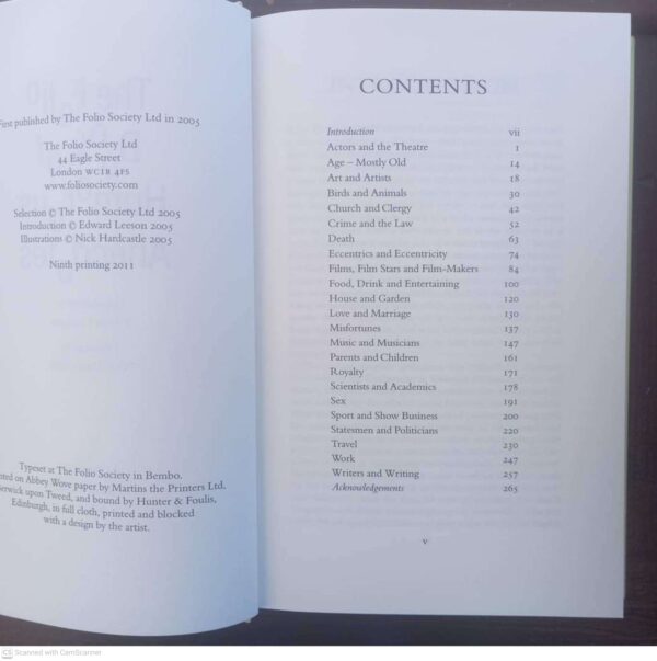 The Folio Book Of Humorous Anecdotes – Edward Leeson, Nick Hardcastle secondhand book