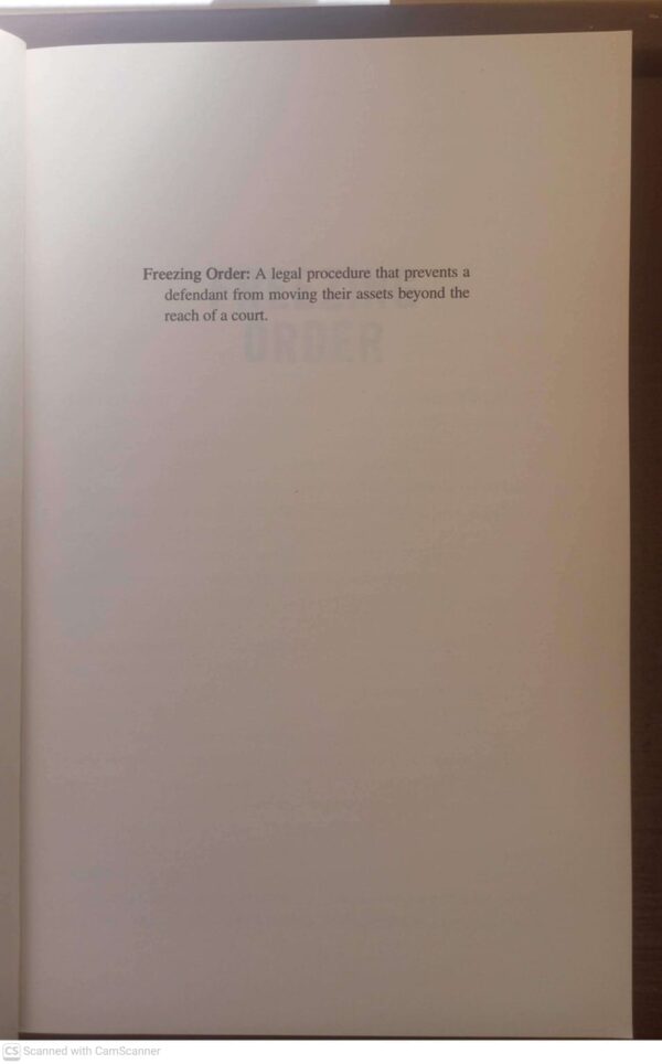 Freezing Order – Bill Browder secondhand book