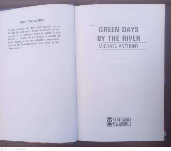 Green Days By The River — Michael Anthony secondhand book