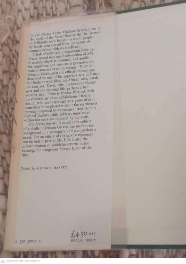 The Human Factor — Graham Greene secondhand book
