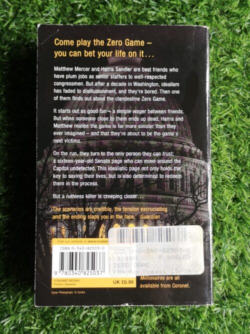 The Zero Game – Brad Meltzer secondhand book