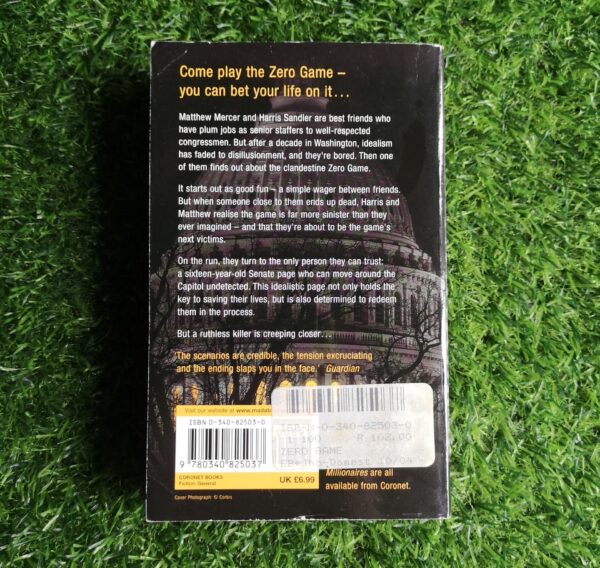 The Zero Game – Brad Meltzer secondhand book