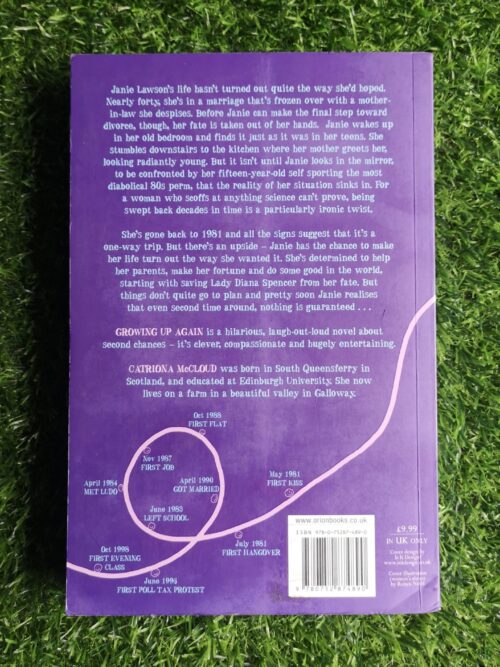 Growing Up Again – Catriona McCloud secondhand book
