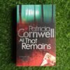 All That Remains – Patricia Cornwell secondhand book