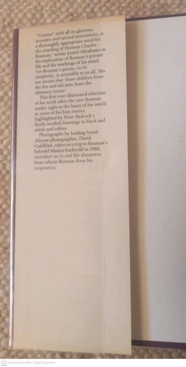 The Illustrated Bosman – Herman Charles Bosman, Peter Badcock secondhand book