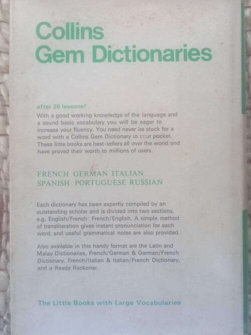 Collins Cortina: Italian In 20 Lessons — Michael Cagno secondhand book