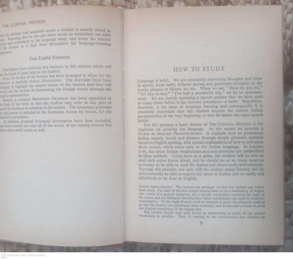 Italian In 20 Lessons6 Collins Cortina: Italian In 20 Lessons — Michael Cagno secondhand book