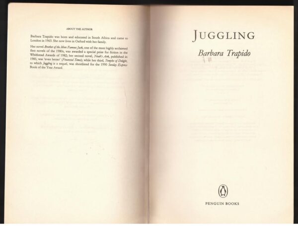 Juggling — Barbara Trapido secondhand book