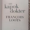 Kapokdokter4 Die Kapokdokter — Francois Loots secondhand book