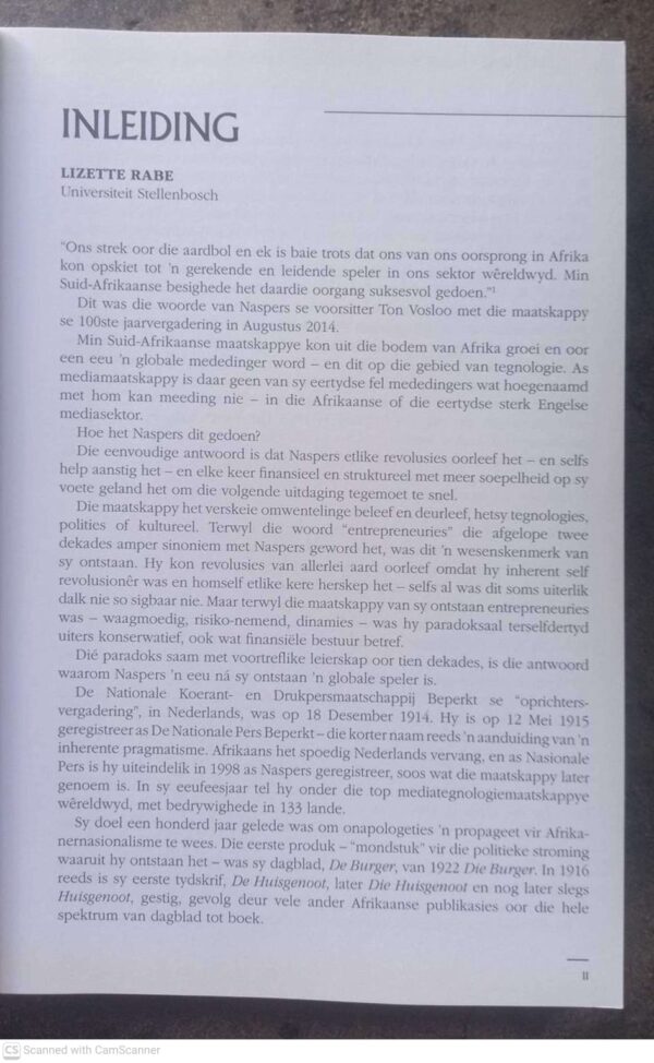 ‘n Konstante Revolusie: Naspers, Media24 En Oorgange — Lizette Rabe secondhand book