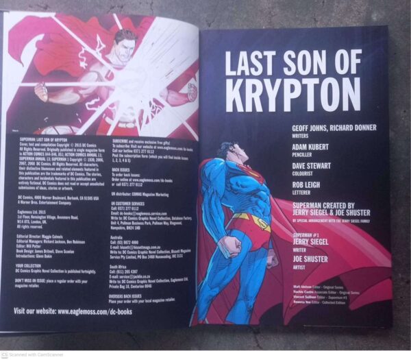 Superman: Last Son Of Krypton (DC Comics Graphic Novel Collection, Vol. 3) secondhand book