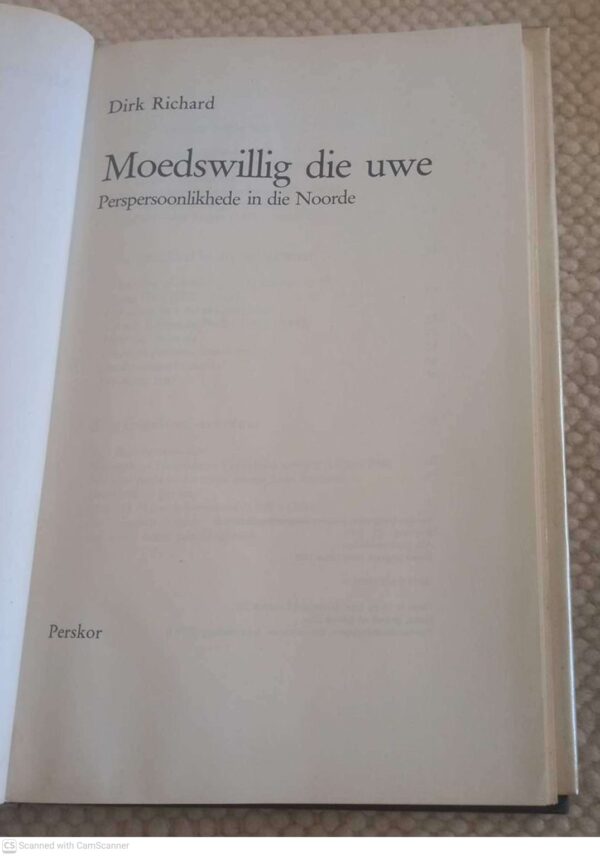 Moedswillig die Uwe4 Moedswillig Die Uwe — Dirk Richard secondhand book