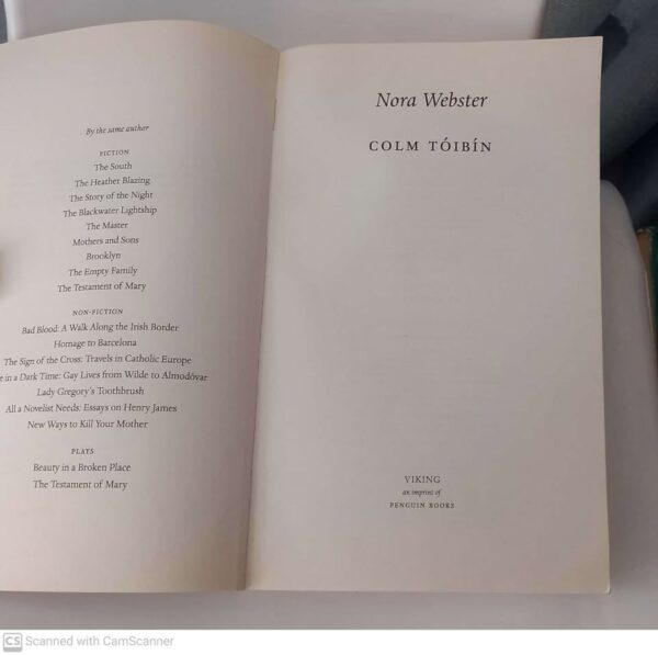 Nora Webster — Colm Tóibín secondhand book