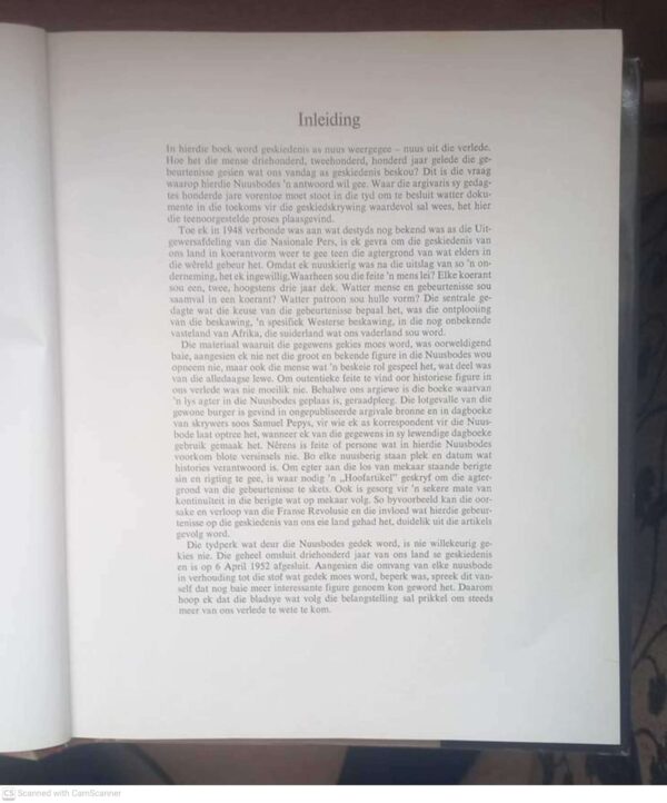 Die Nuusbode — A.J. Böeseken secondhand book